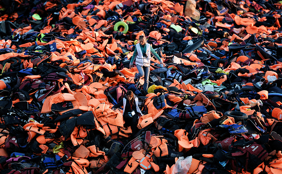 A sea of humanity: Over a million refugees braved odds for sanctuary in Europe A sea of humanity: Over a million refugees braved odds for sanctuary in Europe