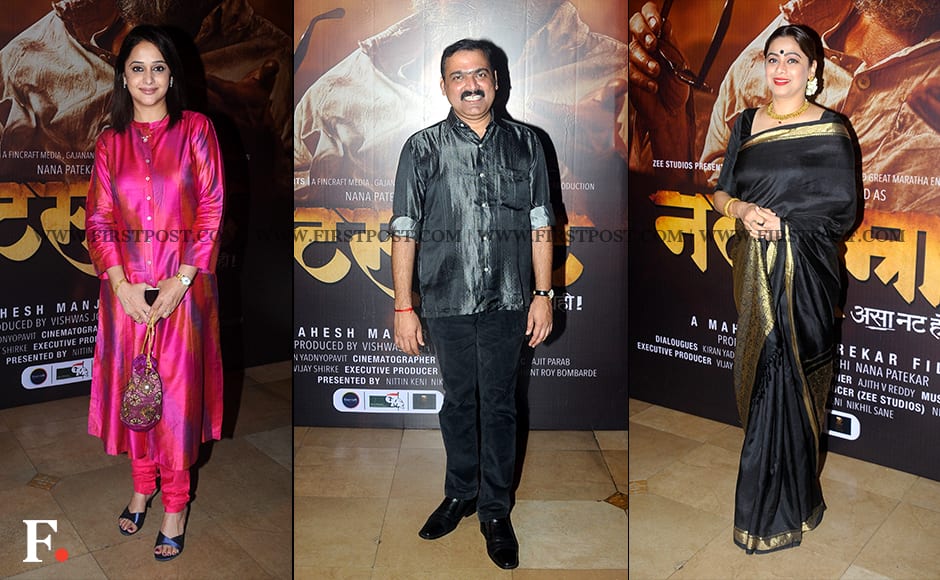 Mrinal Kulkarni, Makarand Anaspure, Medha Mahesh Manjrekar Firstpost/Sachin Gokhale