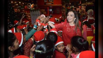 Cheering them up! Nita Ambani celebrates Christmas with underprivileged children in Mumbai