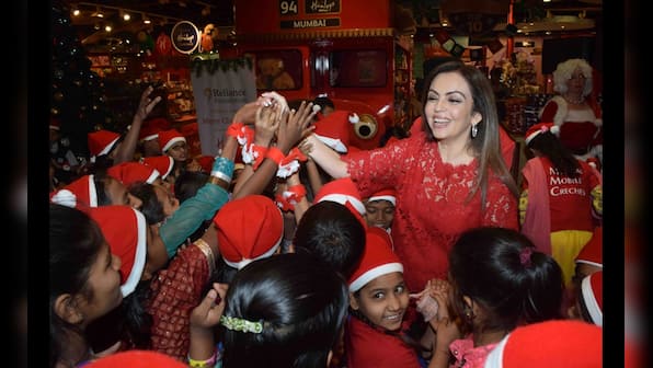 Cheering them up! Nita Ambani celebrates Christmas with underprivileged children in Mumbai