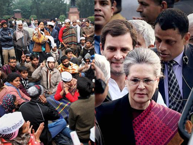 From Sonia-Rahul's protest to AAP's slogans: 2015 was a year of mobocracy for Delhi politics From Sonia-Rahul's protest to AAP's slogans: 2015 was a year of mobocracy for Delhi politics