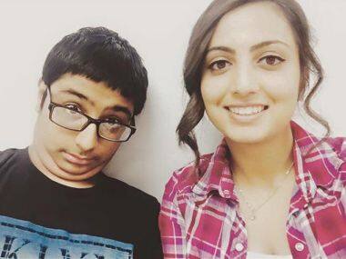 12-year-old Armaan Singh with his cousin. Image courtesy: Facebook