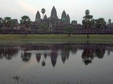 Cambodia arrests 10 foreigners for 'dancing pornographically' as country continues campaign against racy behaviour at tourist sites