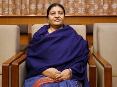 Bidhya Devi Bhandari in a file photo. Reuters 