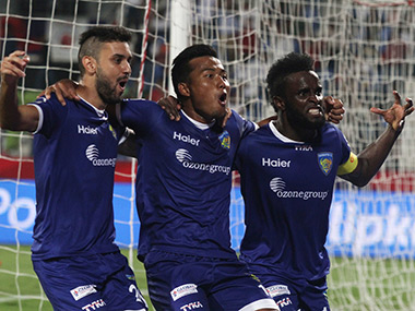 ISL 2015: Bruno, Mendoza and Jeje all score as Chennaiyin rout Atletico 3-0 in semifinal 1st leg ISL 2015: Bruno, Mendoza and Jeje all score as Chennaiyin rout Atletico 3-0 in semifinal 1st leg