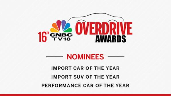 CNBC-TV18 Overdrive Awards 2016: Categories for imported vehicles