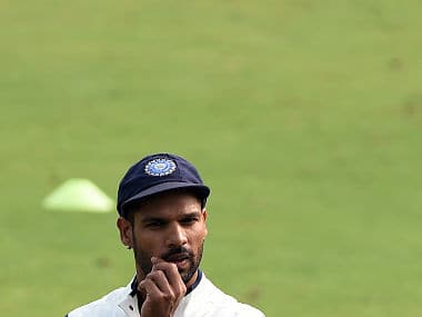 File picture of Shikhar Dhawan. AFP