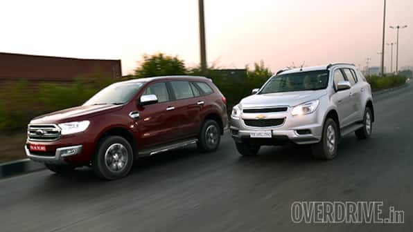 Exclusive comparo: 2016 Ford Endeavour vs Chevrolet Trailblazer