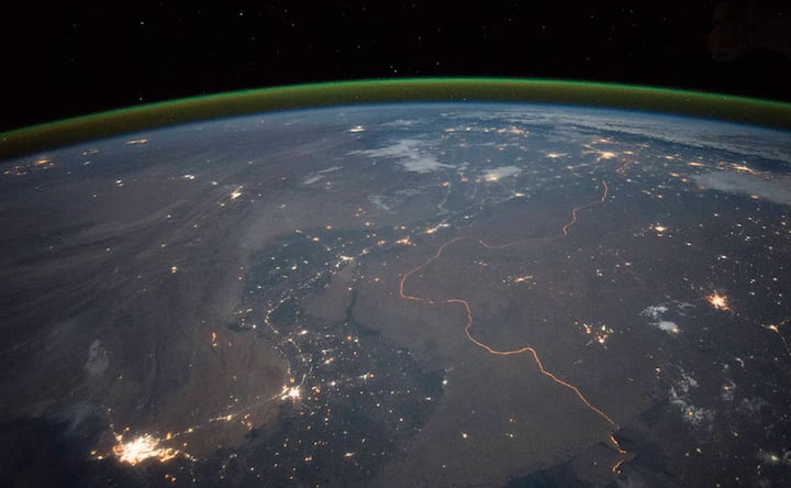 The International Space Station took some awe-inspiring images of the Earth's surface