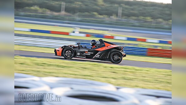 On fear and focus at the racetrack...