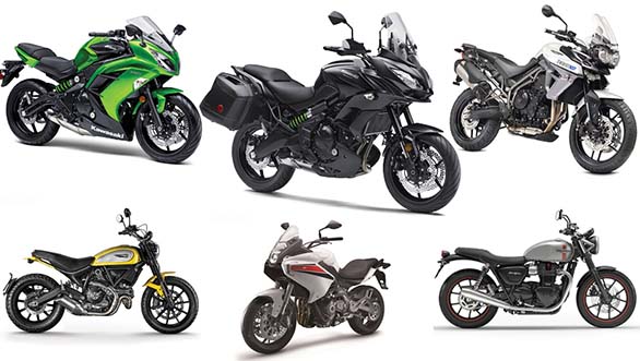 Spec comparo: Versys 650 vs Ninja 650 vs Tiger XR vs TNT 600GT vs Scrambler Icon vs Bonneville Street Twin Spec comparo: Versys 650 vs Ninja 650 vs Tiger XR vs TNT 600GT vs Scrambler Icon vs Bonneville Street Twin