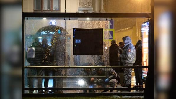 Five injured as homemade bomb explodes at bus stop in Moscow