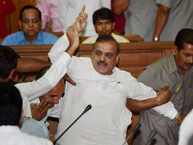Break it, buy it: Delhi Assembly votes to cut BJP MLA OP Sharma's pay for damaging mike Break it, buy it: Delhi Assembly votes to cut BJP MLA OP Sharma's pay for damaging mike