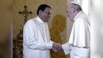 Maithripala Sirisena meets Pope Francis, discusses peace process in Sri Lanka