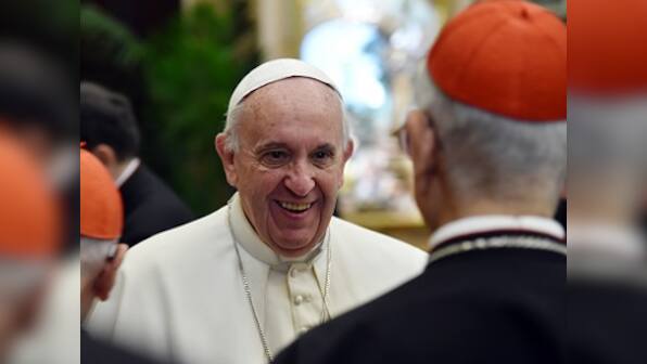 Reform of Vatican govt will move forward with determination, Pope Francis tells the Curia