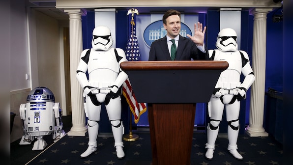 These aren’t the droids you’re looking for: Stormtroopers take over White House at presser