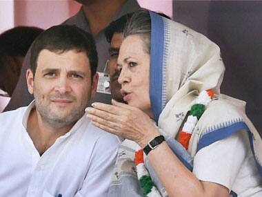 File image of Rahul and Sonia Gandhi. PTI