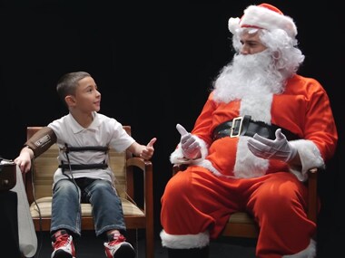 Watch: What happens when Santa Claus settles 'naughty or nice' debate with lie detector