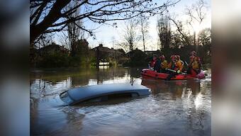 'Unprecedented event': PM Cameron to survey flood damage as deluge swamps historic city of York