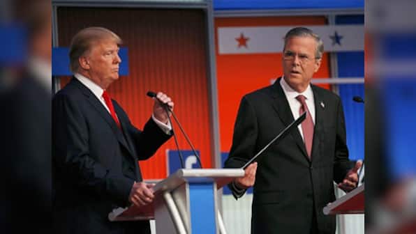 Donald Trump and Jeb Bush Spar at GOP Debate, Republicans debate how to defeat jihadists
