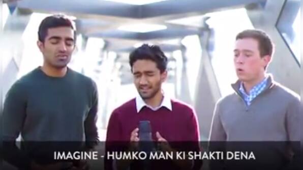 A tribute: Penn Masala perform beautiful mash up of Imagine and Humko Mann Ki Shakti