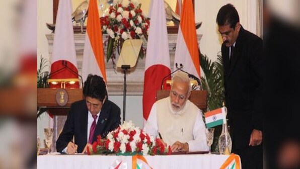 From defence pact to bullet train, here’s a roundup of Japan PM Shinzo Abe’s first day in India