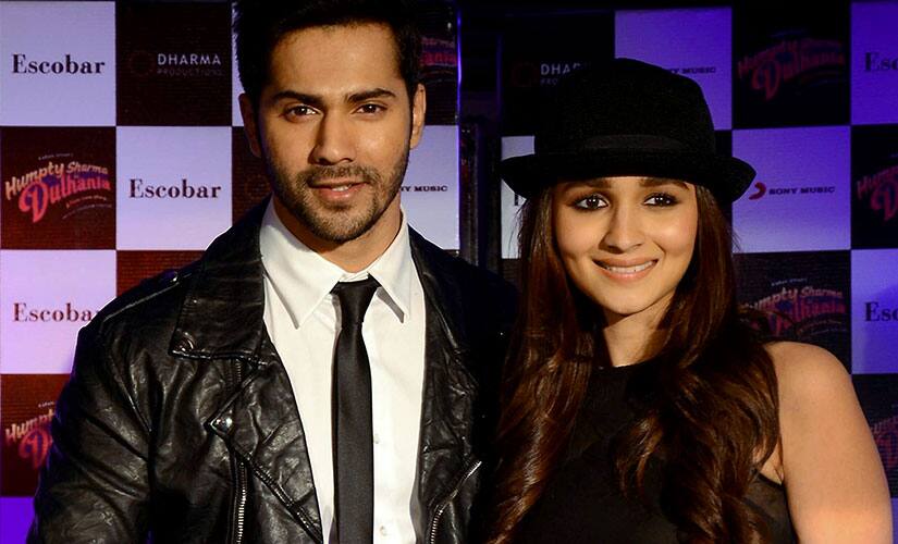 Varun Dhawan and Alia Bhatt. AFP