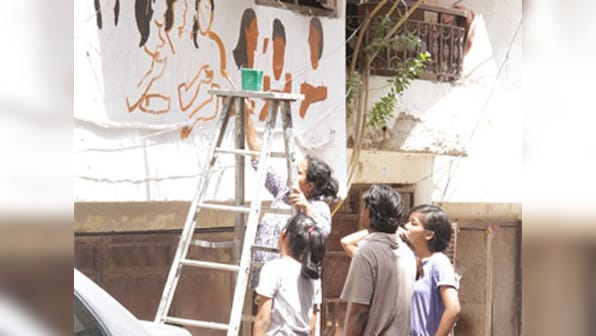 The power of art: How Sreejata Roy's paintings on Delhi's streets is changing public space for women
