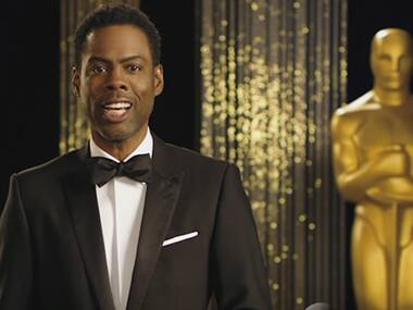 Chris Rock in the Oscar promo. Screenshot from YouTube video.