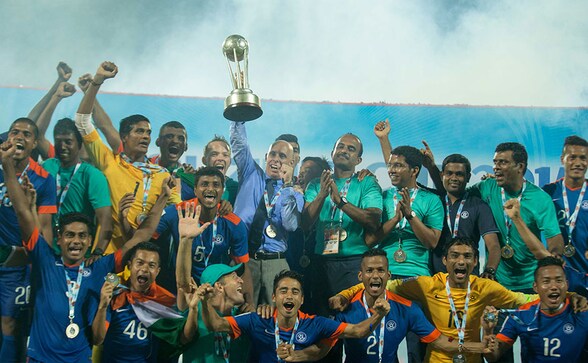 Two Late Goals From Chhetri And Jeje Help India Sink Afghanistan And Win Saff Cup 2015 Sports 4147