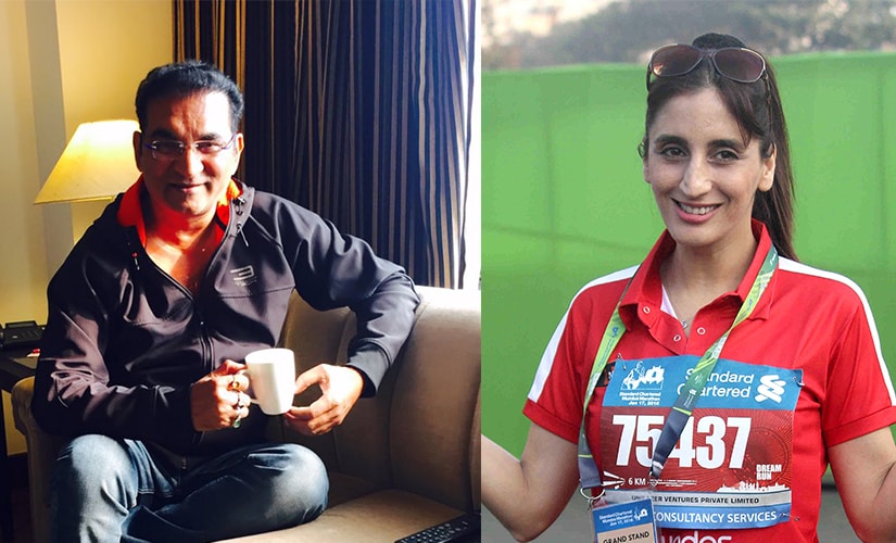 Abhijeet (left) and Farah Khan Ali. Image courtesy: @abhijeetsinger/Twitter and Solaris