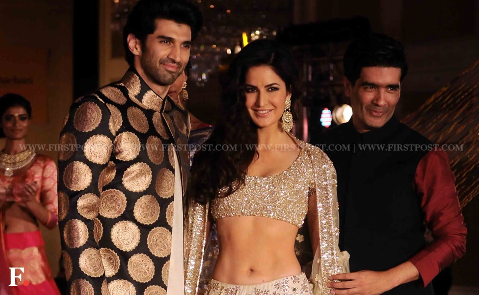 Aditya Roy Kapoor, Katrina Kaif and Manish Malhotra at the annual charity fashion show for Sahachari Foundation. Sachin Gokhale/Firstpost Aditya Roy Kapoor, Katrina Kaif and Manish Malhotra at the annual charity fashion show for Sahachari Foundation. Sachin Gokhale/Firstpost