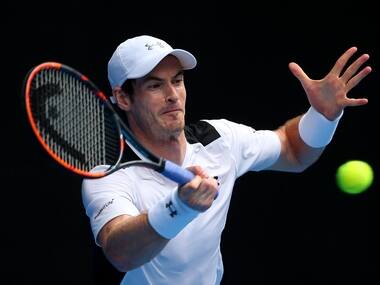 Andy Murray at the Australian Open. Getty