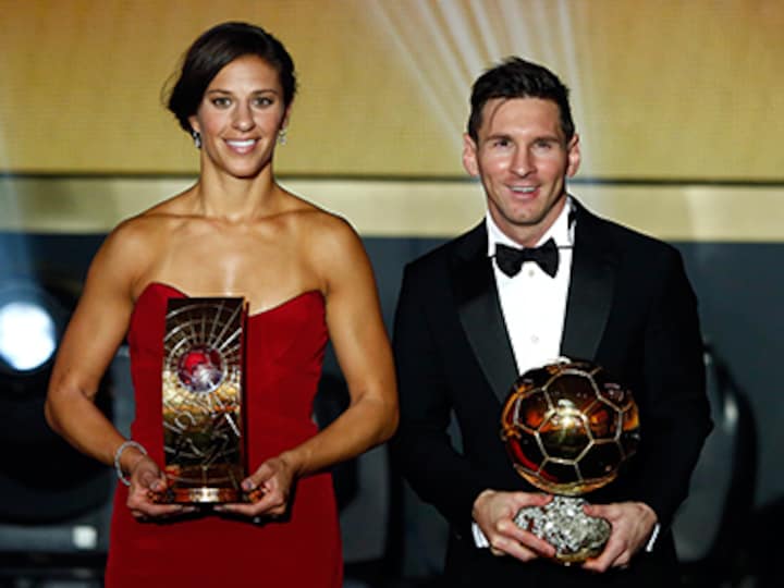 Lionel Messi ends Ronaldo's Ballon D'or reign with 5th trophy, Carli Llyod wins women’s award