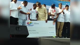 Ethiopian athlete wins 'Jio Amaravati' marathon; CM launches 4G wi-fi services
