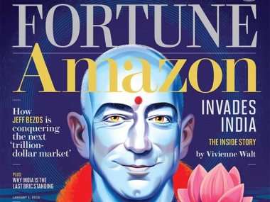 Amazon CEO 'invades India' on Fortune cover as Lord Vishnu; draws flak from Hindu bodies Amazon CEO 'invades India' on Fortune cover as Lord Vishnu; draws flak from Hindu bodies