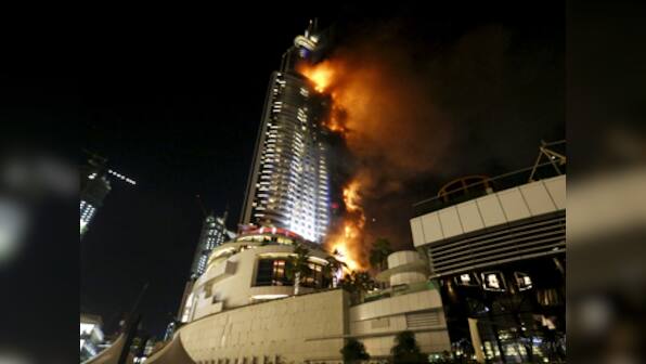 Huge fire erupts at Dubai hotel hours before New Year celebrations, 16 people injured