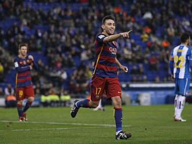 Copa del Rey: El Haddadi brace against Espanyol powers Barcelona into quarters Copa del Rey: El Haddadi brace against Espanyol powers Barcelona into quarters