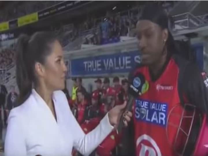 Sexist exit: Chris Gayle set to be banned from Big Bash League in the future