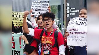 Migrant workers, modern slaves: Rights' groups claim authorities in Hong Kong collude by doing nothing