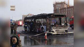 Fourteen people dead, over 30 injured as bus catches fire in China