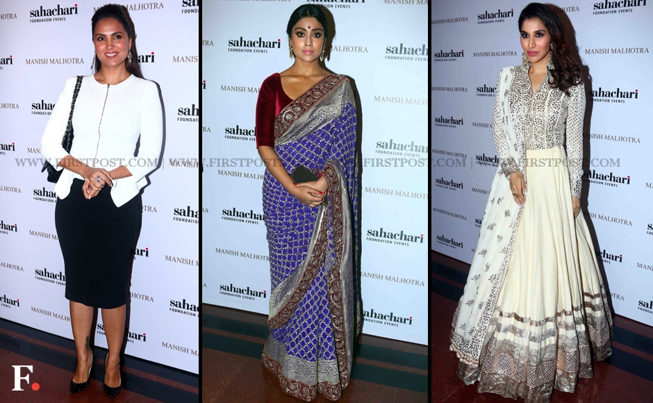 Lara Dutta opted for western wear while Shriya Saran and Sophie Choudry went desi at the Sachachari Foundation's fashion show for charity. The foundation works to empower the lesser privileged. Sachin Gokhale/Firstpost Lara Dutta opted for western wear while Shriya Saran and Sophie Choudry went desi at the Sachachari Foundation's fashion show for charity. The foundation works to empower the lesser privileged. Sachin Gokhale/Firstpost