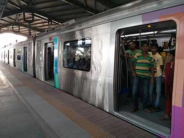 File image of Mumbai Metro