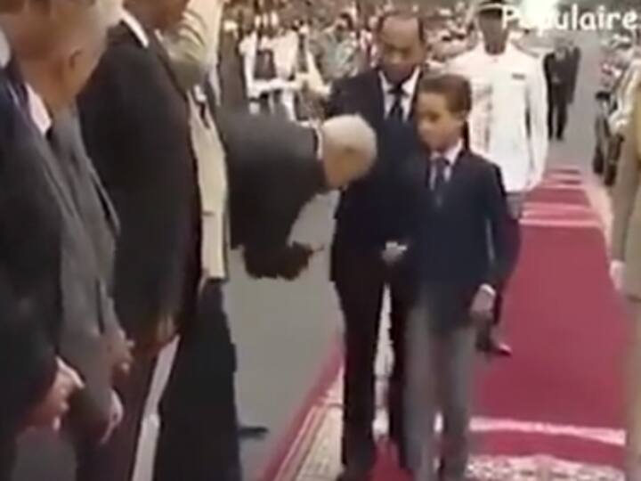 Touch me not: 12-year-old Moroccan prince Moulay Hassan doesn't want his hands kissed