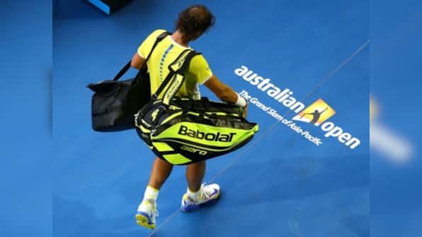 Down but not under: Rafael Nadal might be out of Australian Open, but he's far from done