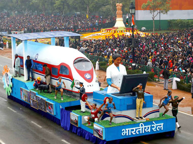 #REGRET/WL: Railway tableau fails to confirm berth for Republic Day parade #REGRET/WL: Railway tableau fails to confirm berth for Republic Day parade