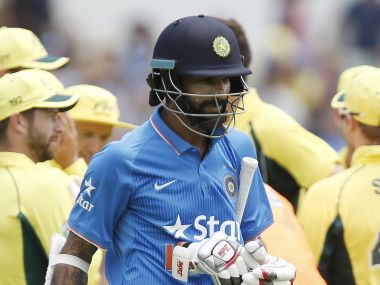 What's the cost of persisting with Shikhar Dhawan? AP