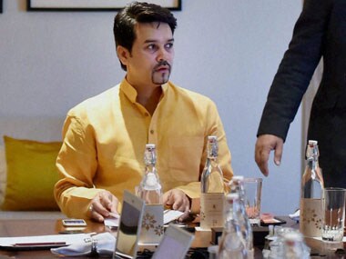 BCCI Secretary Anurag Thakur. PTI