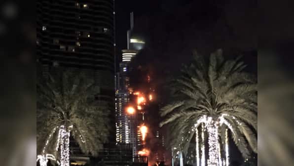 Huge fire erupts near Dubai's Burj Khalifa during New Year revelry, 16 hurt