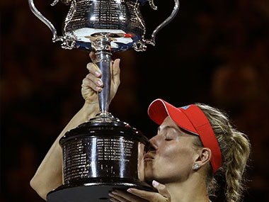 German fairy tale: Angelique Kerber overcomes Serena Williams to win her first major at Australian Open German fairy tale: Angelique Kerber overcomes Serena Williams to win her first major at Australian Open